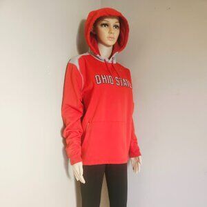 Nike Women’s Polyester Red Hoodie Ohio State football XL Sweater